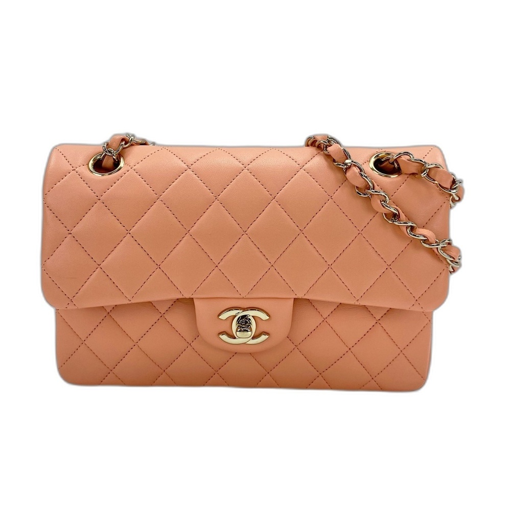 Chanel Matelassé 23 Shoulder Bag, Lambskin, Pink